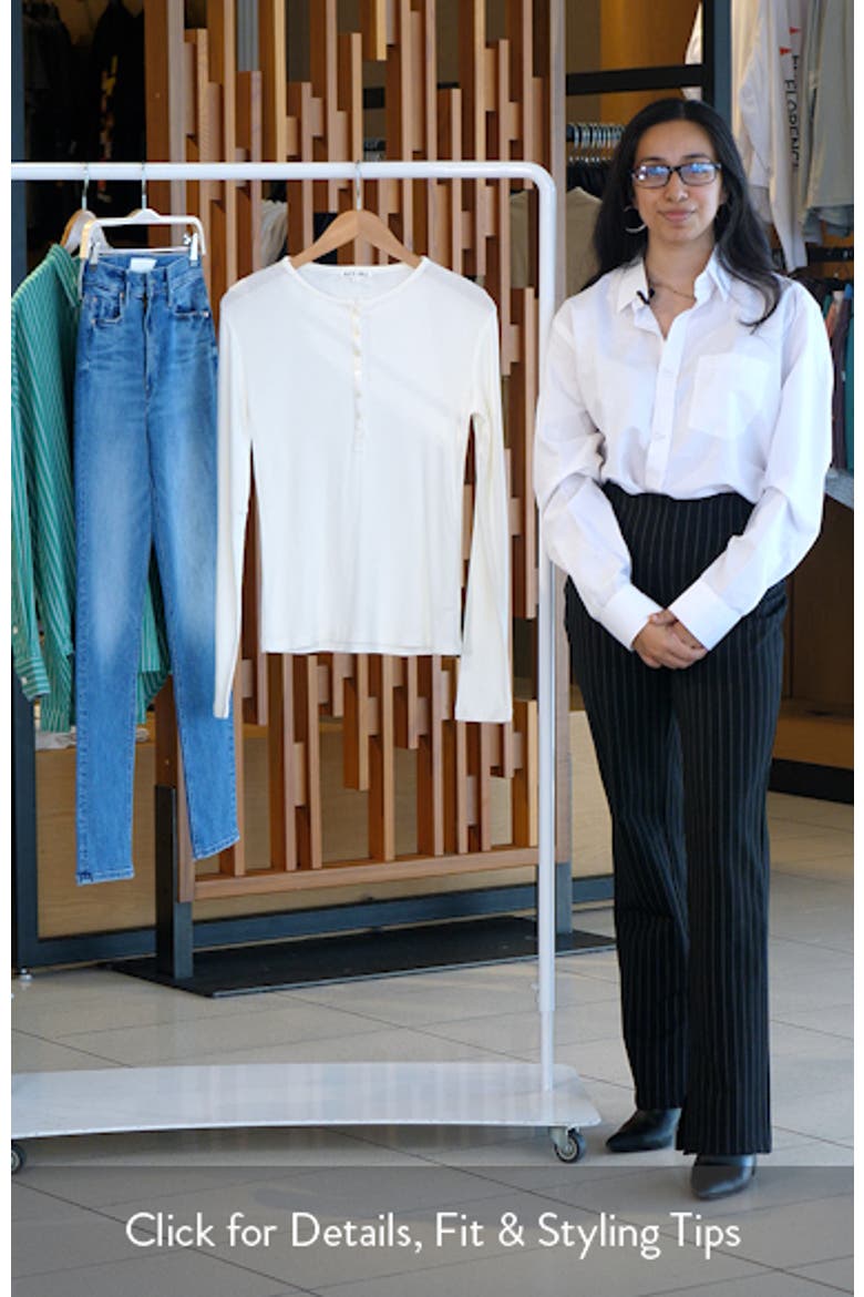 Laine Cotton Blend Rib Henley video