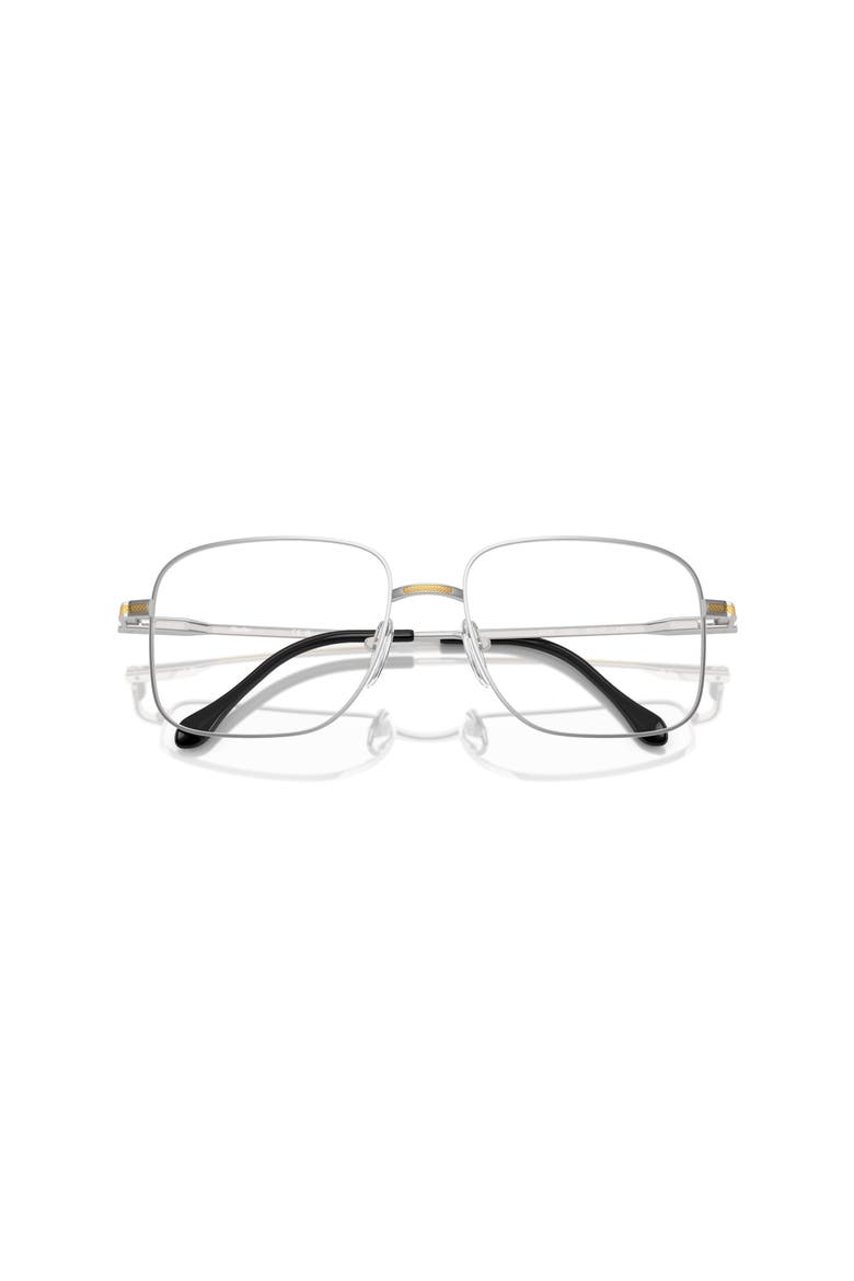 55mm Square optical glasses, Alternate, color, Silver