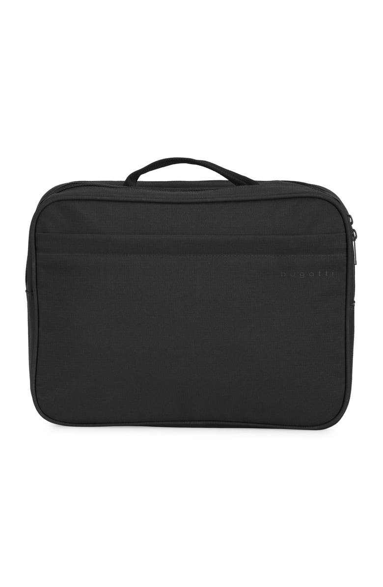 bugatti Uptown Foldable Hanging Toiletry Bag, Main, color, Black