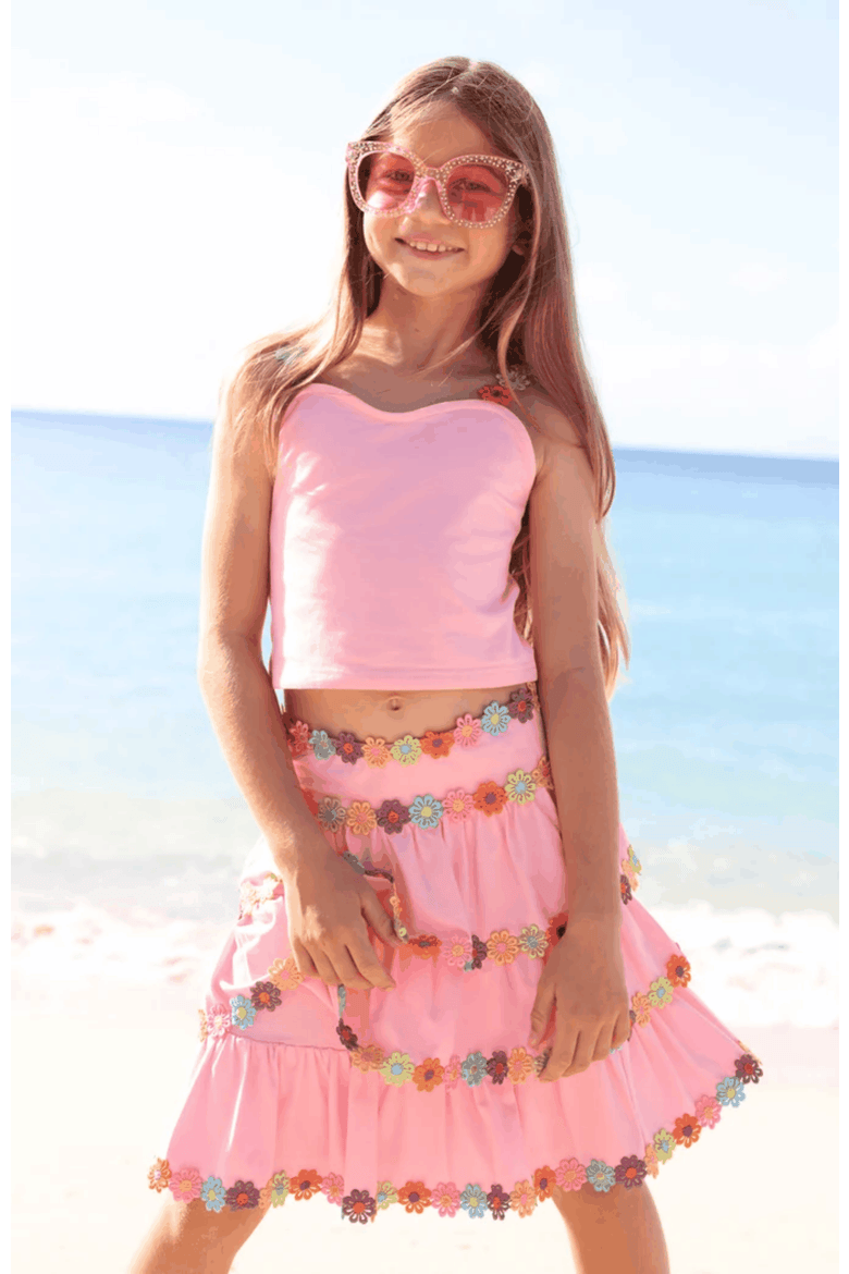 Pinky Happy Floral Set, Alternate, color, Pink