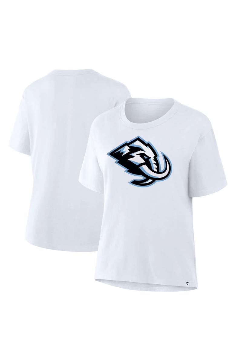 FANATICS Women's Fanatics White Utah Mammoth Primary Logo Legacy T-Shirt, Main, color, White