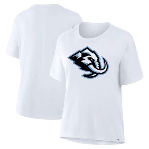 Women's Fanatics  White Utah Mammoth Primary Logo Legacy T-Shirt