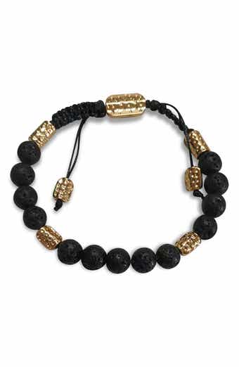 Lava Stone Beaded Slider Bracelet (Nordstrom Exclusive)