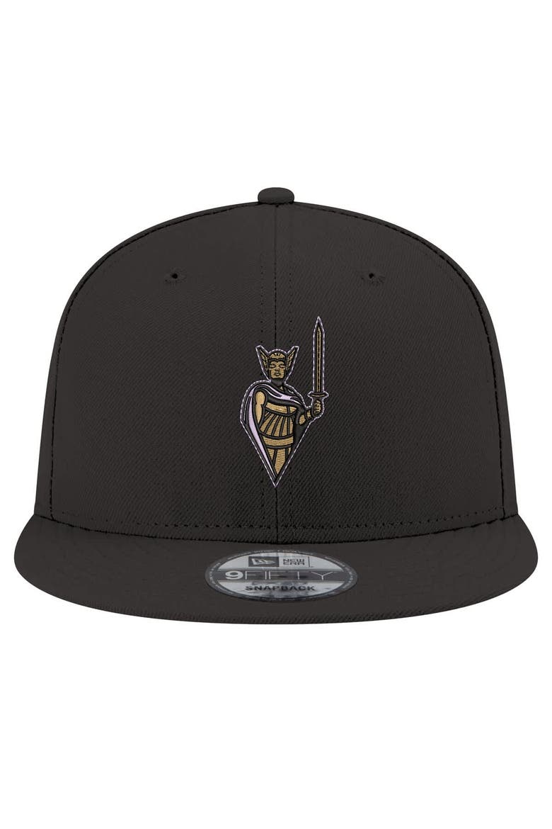 Unisex New Era Eclipse Black Golden State Valkyries Logo 9FIFTY Snapback Hat, Alternate, color, Eclipse Black