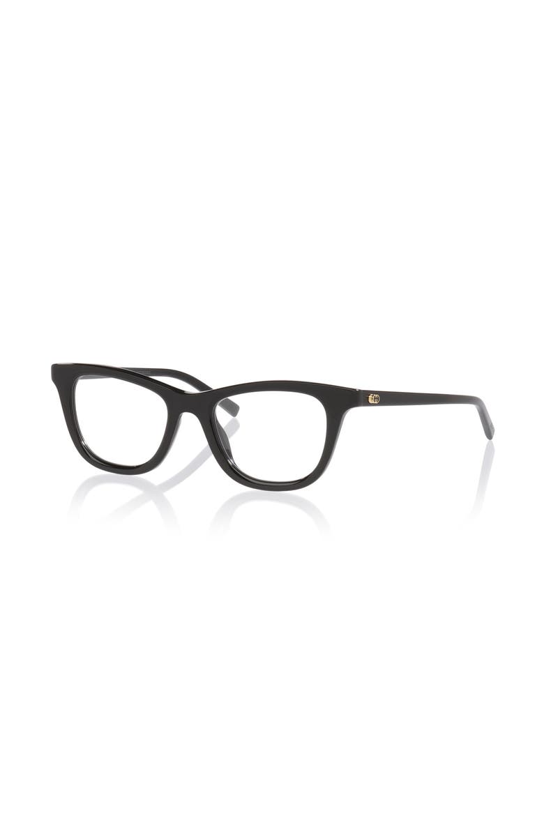 50mm Cat Eye optical glasses, Main, color, Black