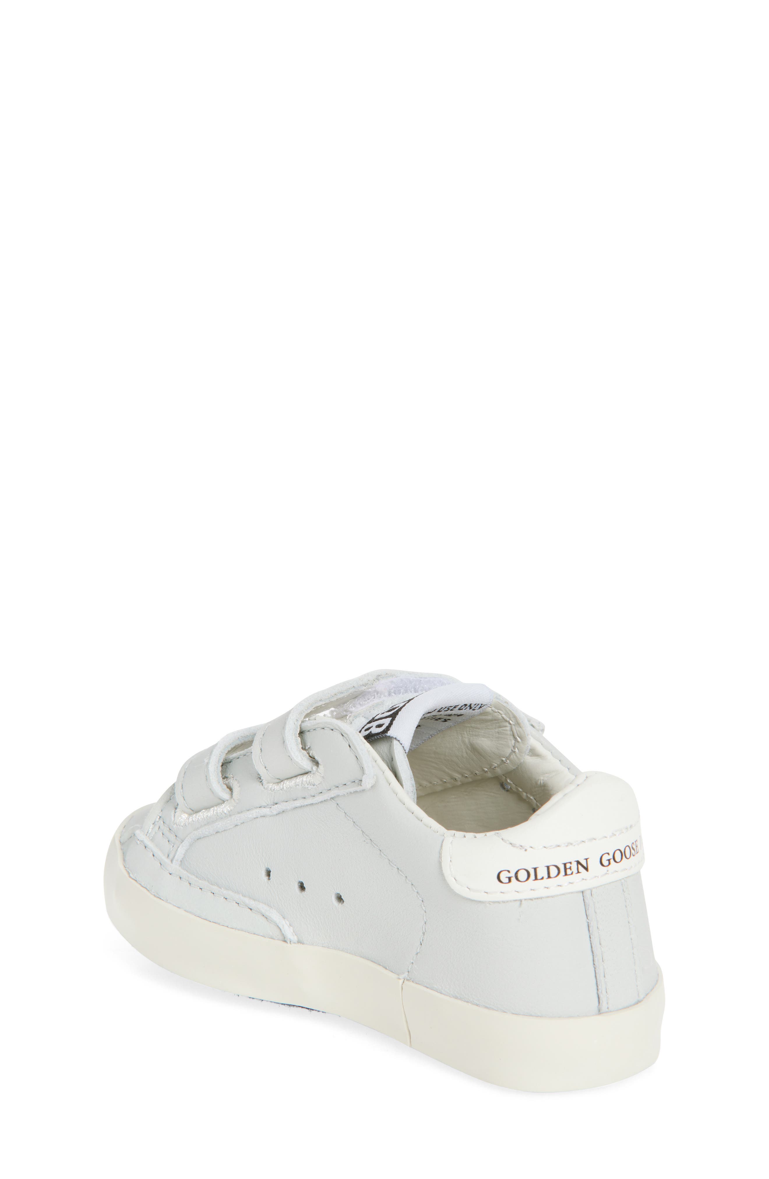 Golden Goose Baby School Sneaker, Alternate, color, Gray Morn/ White