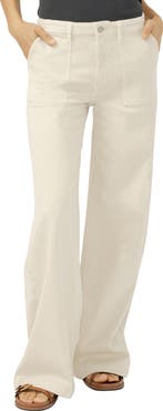 Silver Jeans Co. Lightweight Wide Leg Knit Flex Denim Pants