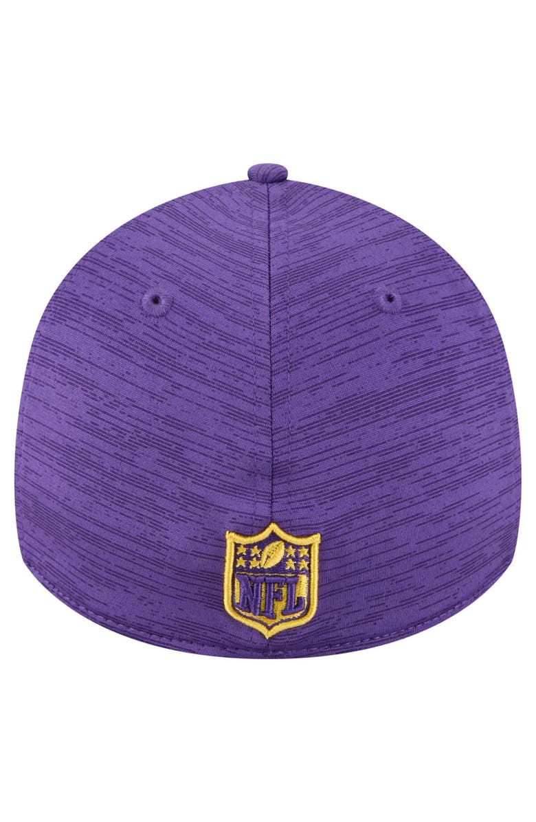 New Era Men's New Era Purple Minnesota Vikings Stripes 39THIRTY Flex Hat, Alternate, color, Purple