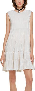 Anna Sui Plisse Babydoll Dress
