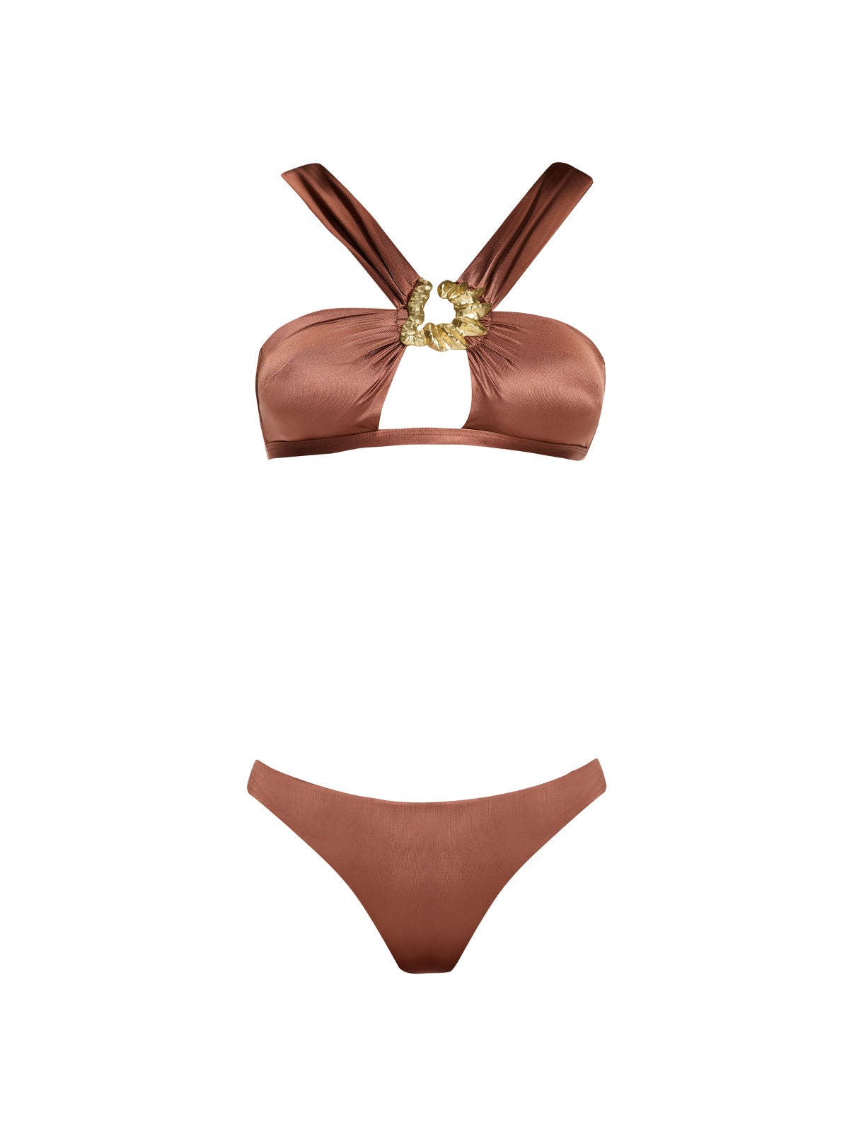Moeva Irma Mid Coverage Satin Bikini Bottom (Women) | Nordstrom