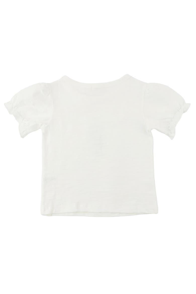 Ruffle Cotton Slub Layla Tee, Alternate, color, Oyster
