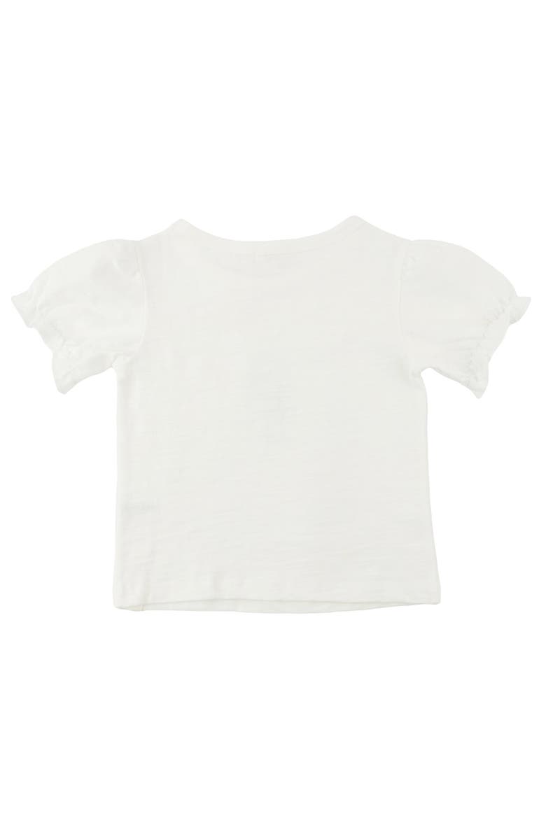 oh baby! Ruffle Cotton Slub Layla Tee, Alternate, color, Oyster