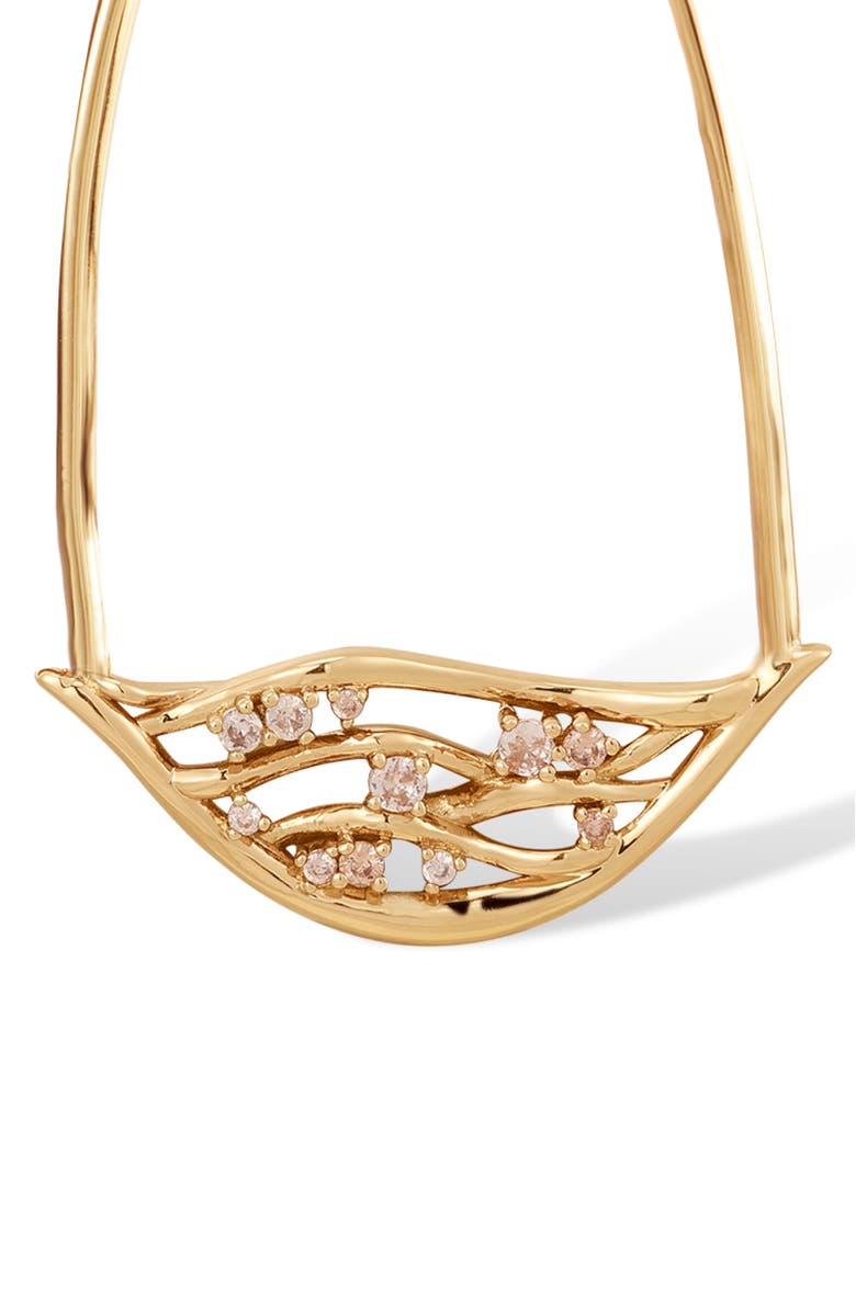 RETRO CHIC Twilight Earrings, Alternate, color, Gold