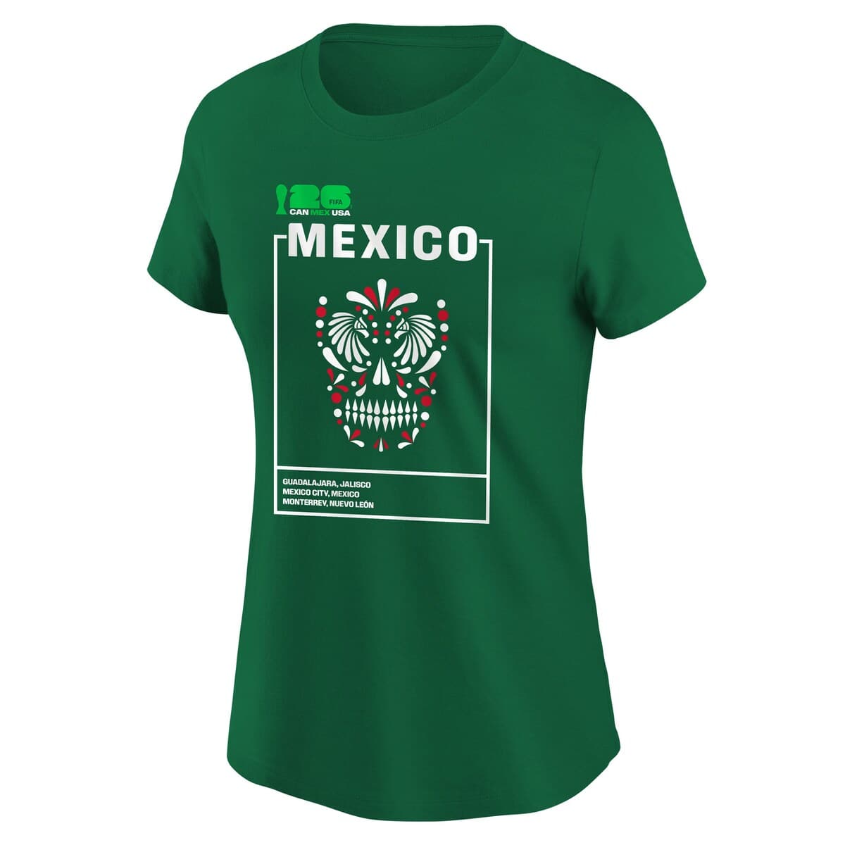 Women's Green FIFA World Cup 2026 Host Graphic T-Shirt - image 2