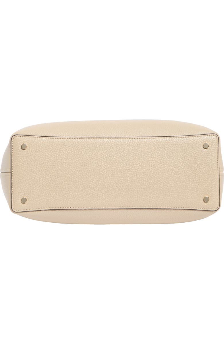 Kate Spade New York lena colorblock leather satchel bag, Alternate, color, Light Sand Multi