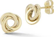 Ember Fine Jewelry 14K Love Knot Stud Earrings