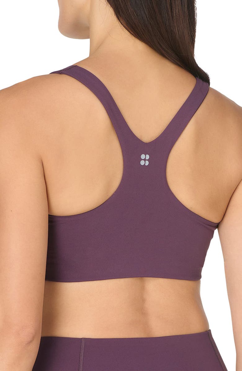 Sweaty Betty Ultimate Yoga Racerback Sports Bra, Alternate, color, Neptune Purple