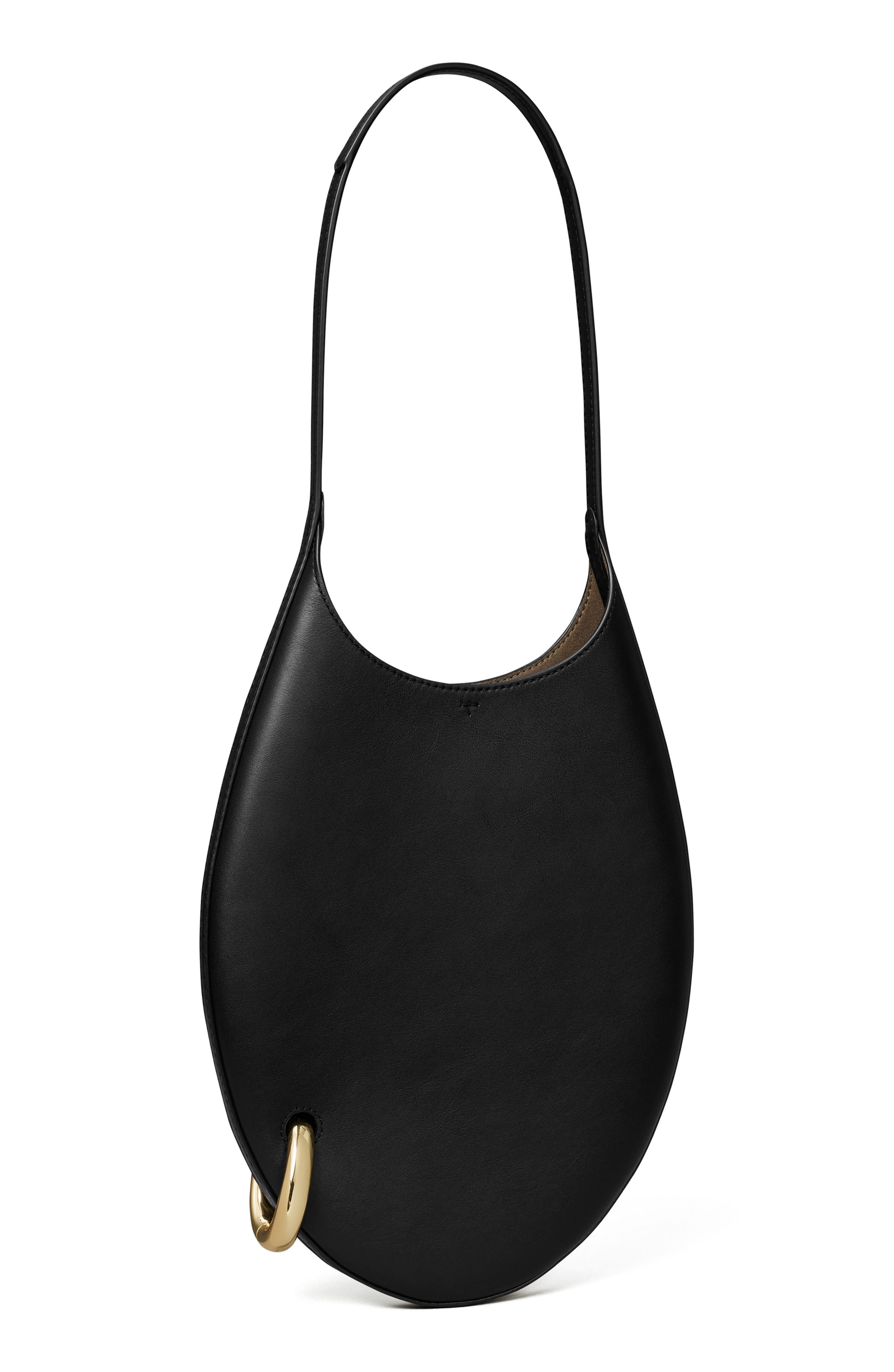 Tory Burch Small Pierced Leather Shoulder Bag, Main, color, 