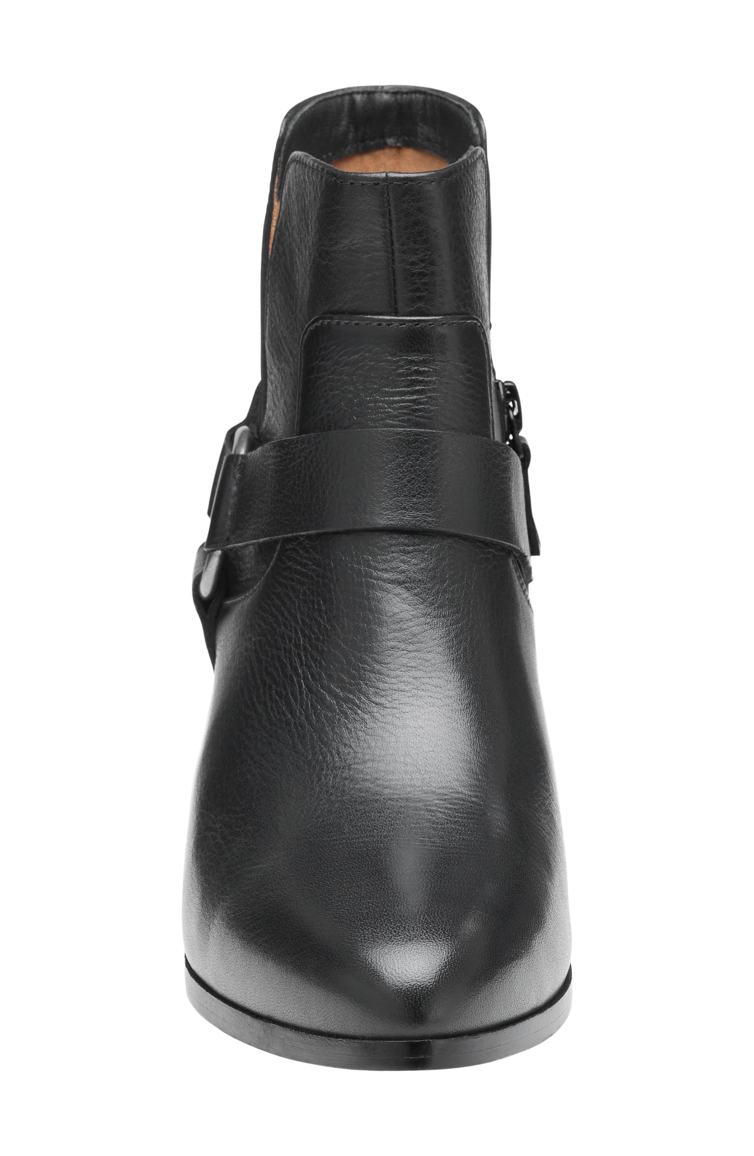 Johnston & Murphy Trista Harness Bootie, Alternate, color, Black Calfskin
