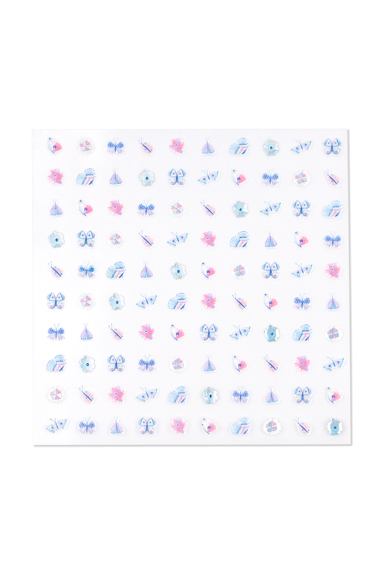 Flutter  Nail Stickers, Alternate, color, Assorted Pre-Pack