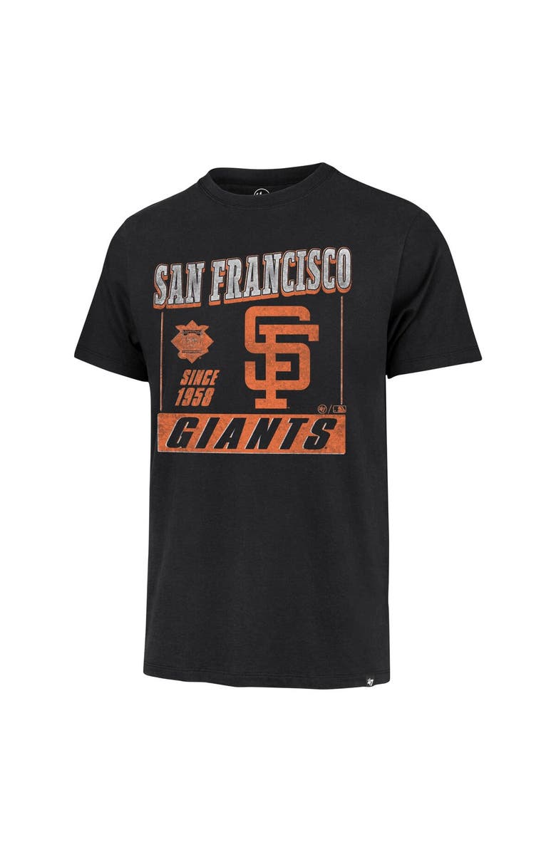 '47 Men's '47 Black San Francisco Giants Outlast Franklin T-Shirt, Alternate, color, Black