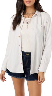 O'Neill Jorgina Plaid Long Sleeve Knit Top
