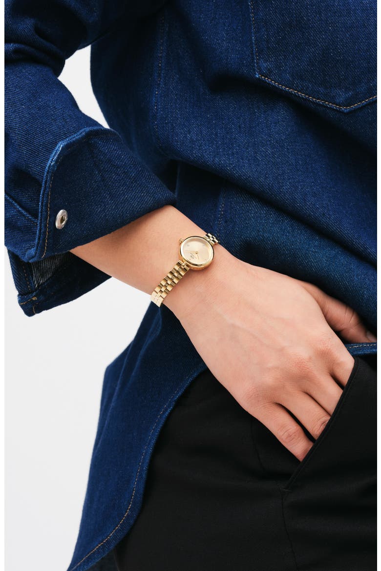Elan Bracelet Strap Watch, 22mm, Alternate, color, GOLD