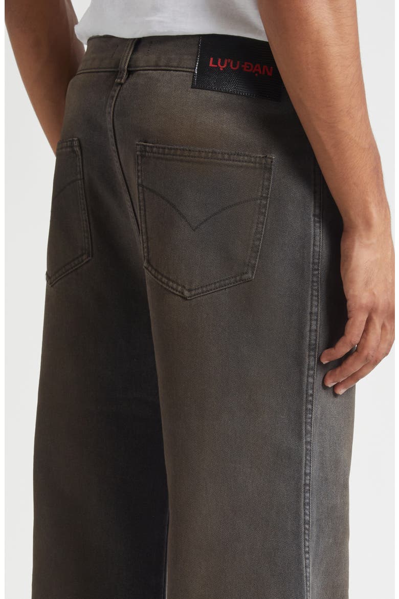 Phat Slouchy Flare Jeans, Alternate, color, DIRTY OUTCAST GREY