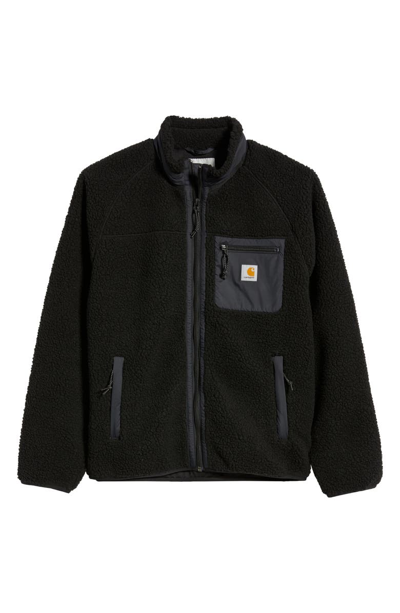 Carhartt Work In Progress Prentis Fleece Zip Jacket, Alternate, color, Black