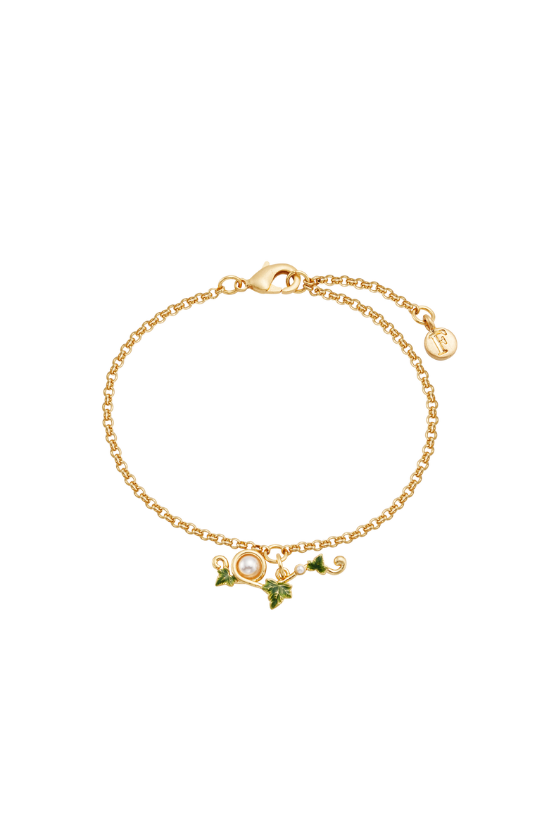 Ivy & Pearl T-Bar Bracelet, Main, color, Gold
