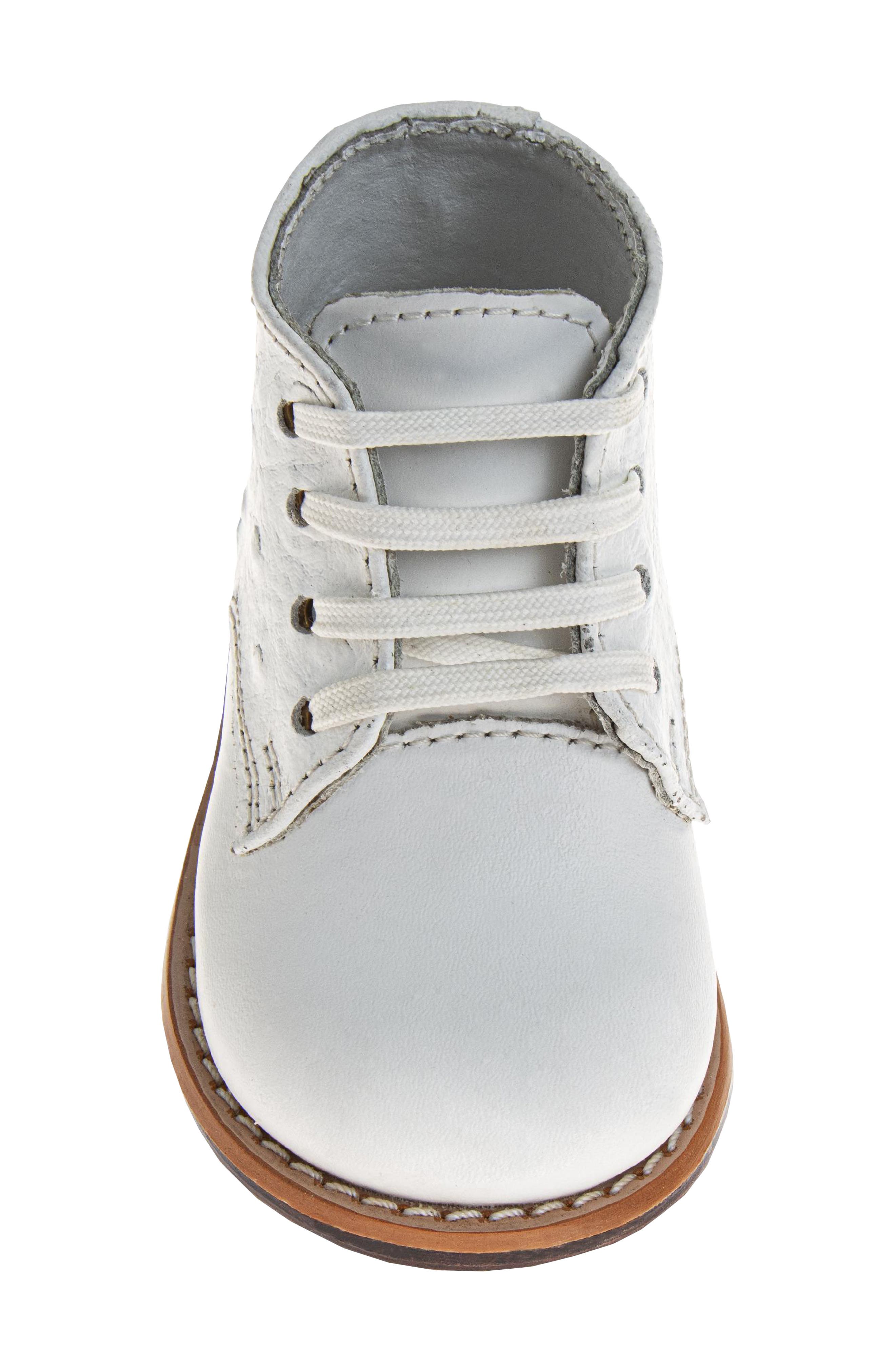 Kids' Ostrich Print High Top Bootie, Alternate, color, WHITE OSTRICH