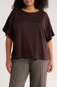 MAX STUDIO Short Sleeve Sweater