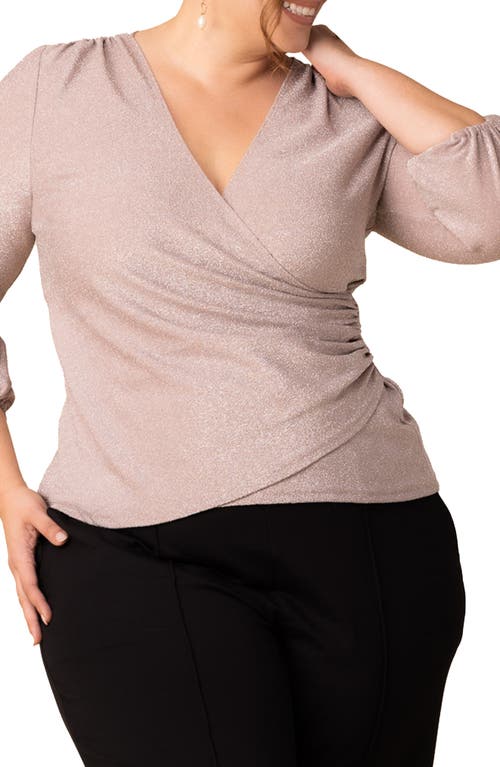 Kiyonna Celeste Faux Wrap Top