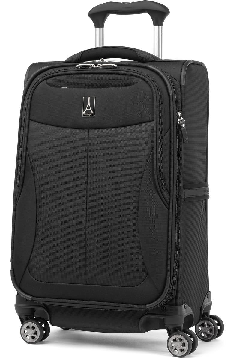 TRAVELPRO WAB 6 Check-In Expandable Softside Spinner Suitcase, Alternate, color, Black