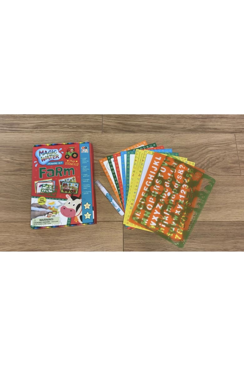 Magic Water Drawing Set, Animal Themed Activity, Kids 3+, Alternate, color, Multicolored
