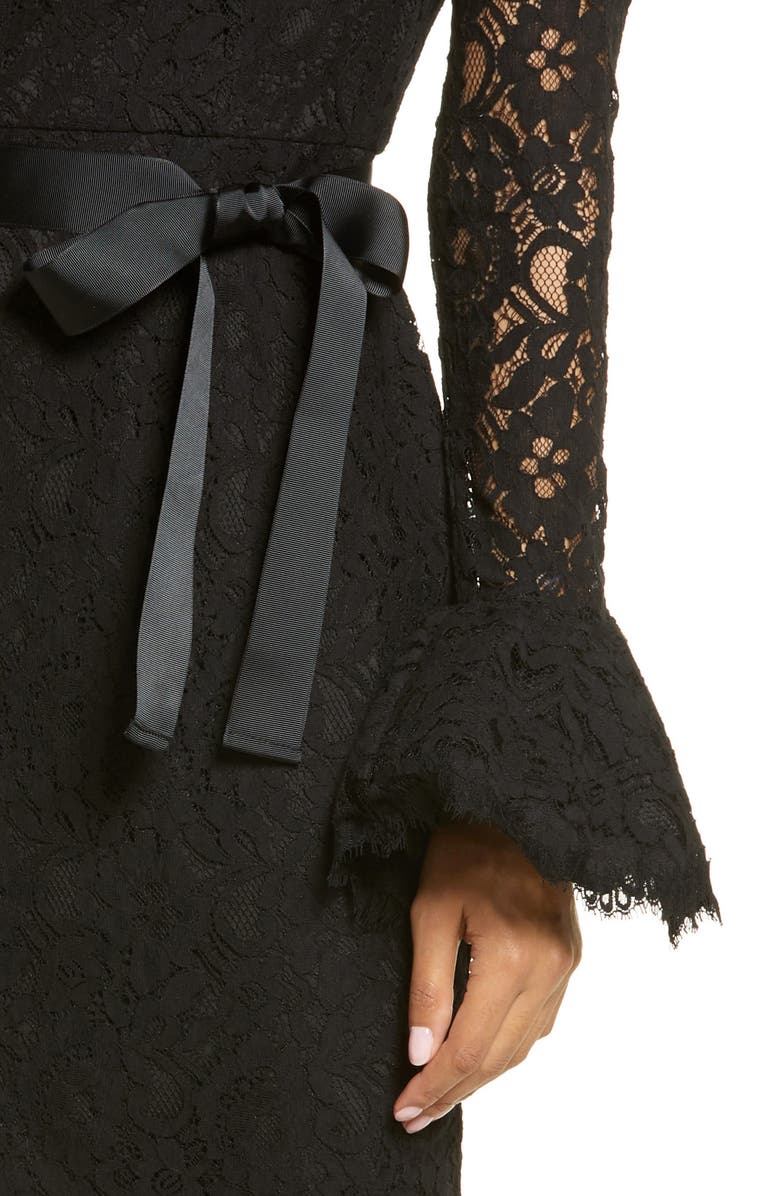 Shani Long Sleeve Lace Sheath Dress, Alternate, color, 