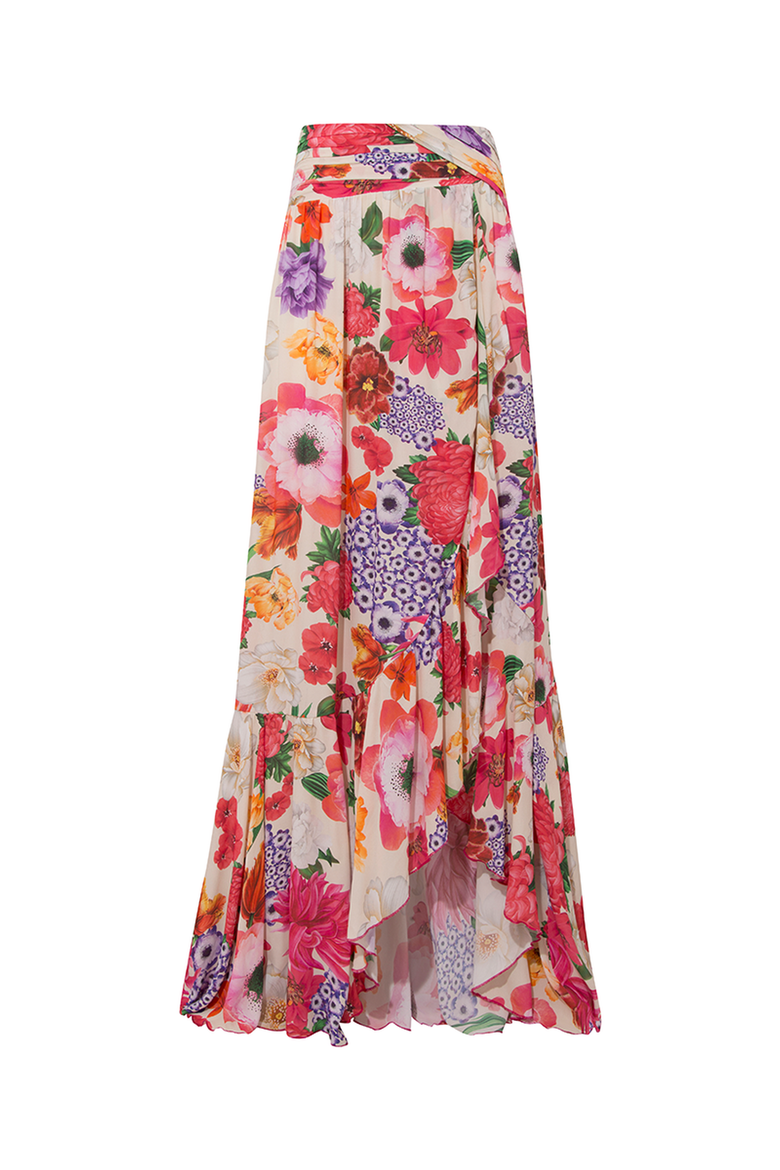 Spirit Skirt, Alternate, color, Printed Ecru