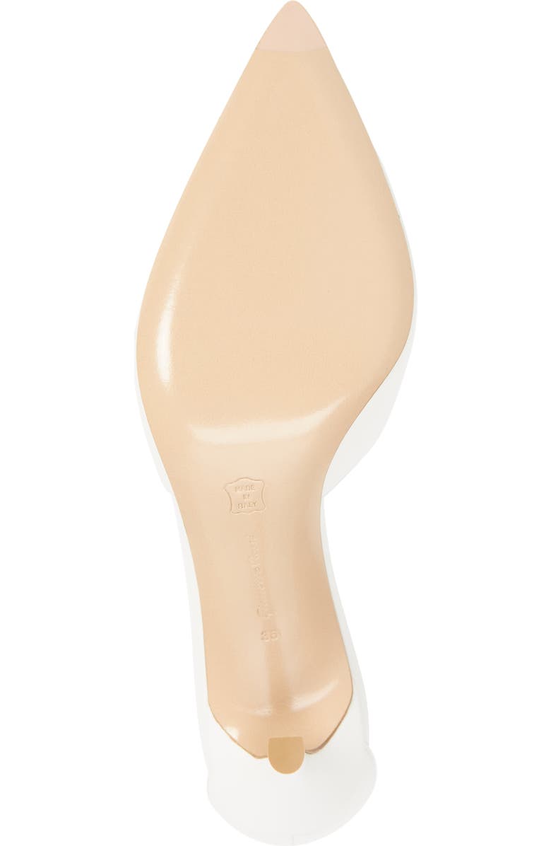 Gianvito Rossi Crystal T-Strap Pointed Toe Pump, Alternate, color,