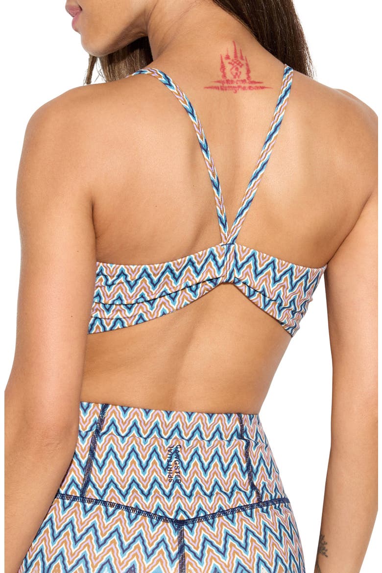 Mystic Trail Bandana Bra Top, Alternate, color, AMETHYST/ MULTI