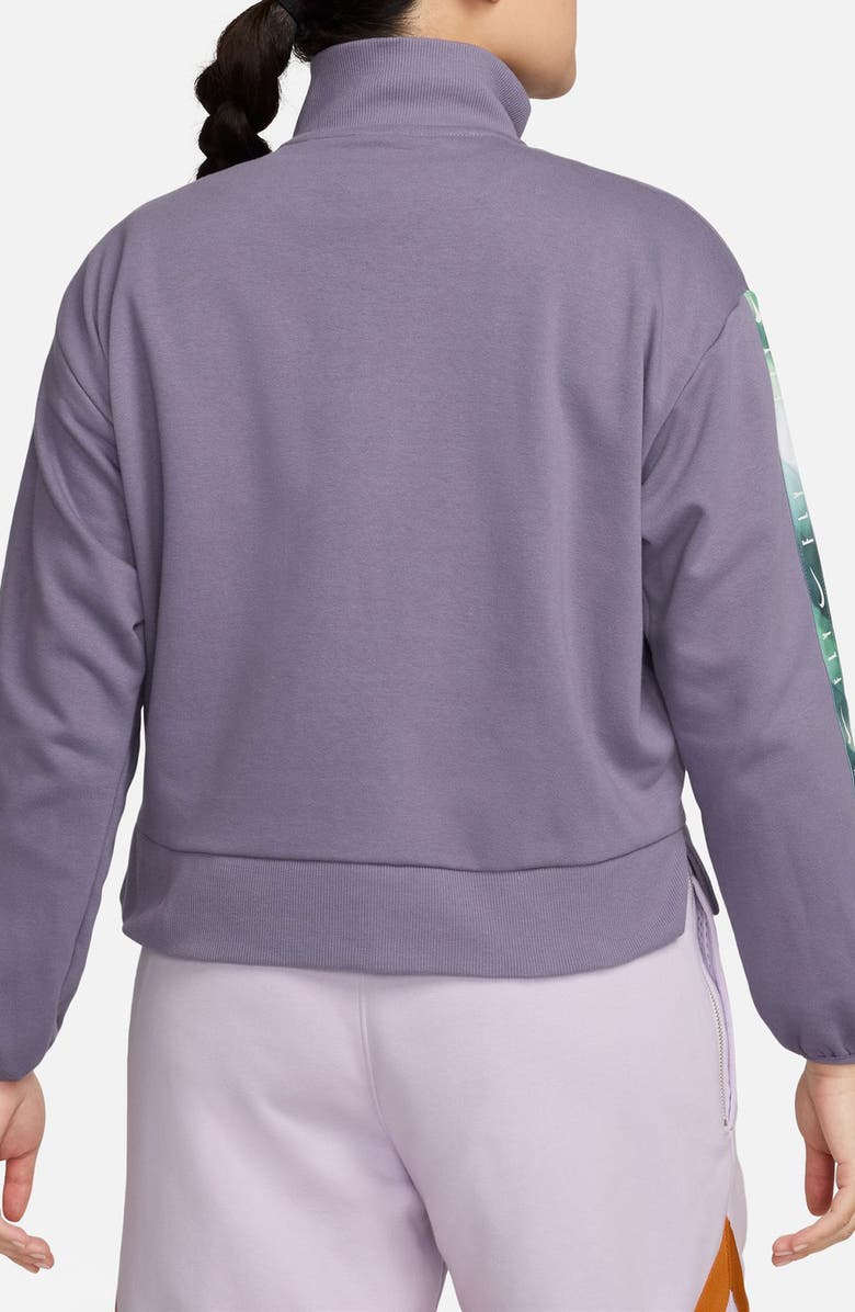 Nike Swoosh Fly Dri-FIT Oversize Quarter Zip Basketball Top, Alternate, color, 