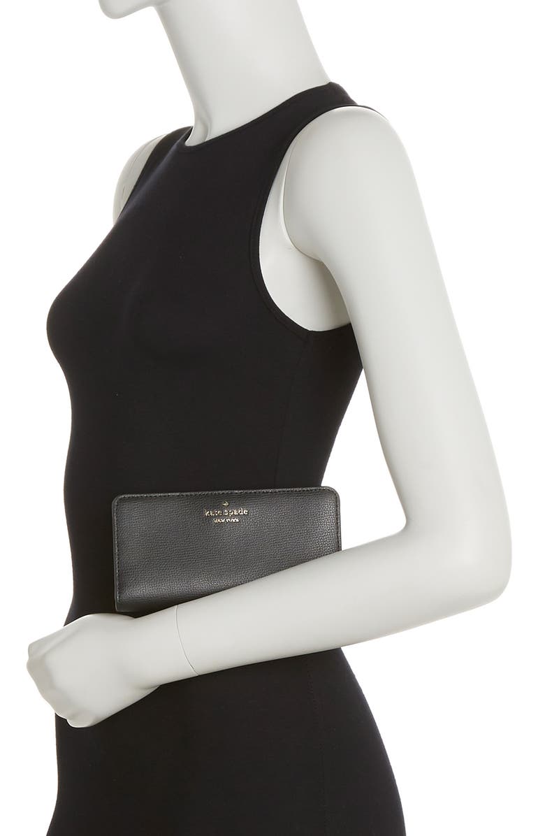 Kate Spade New York darcy large slim bifold wallet, Alternate, color, 