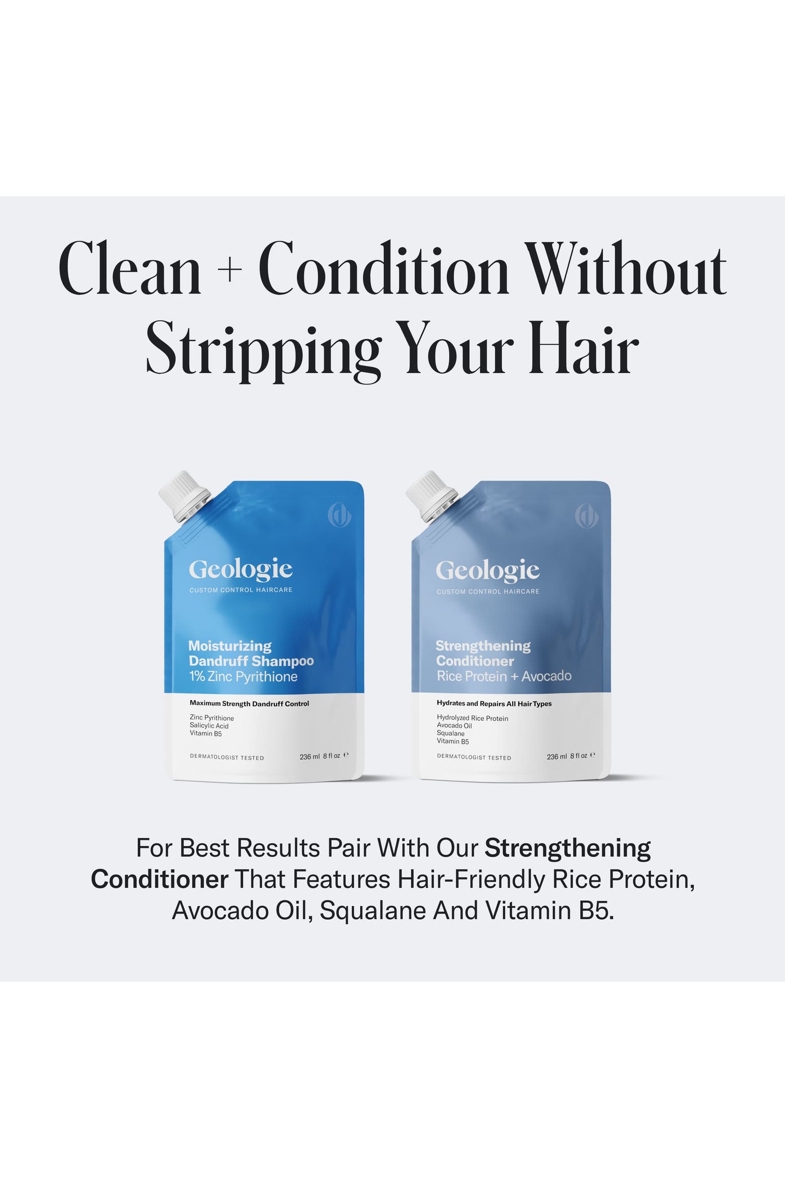 Dandruff Hair Routine Geologie Moisturizing Dandruff Shampoo | Nordstrom