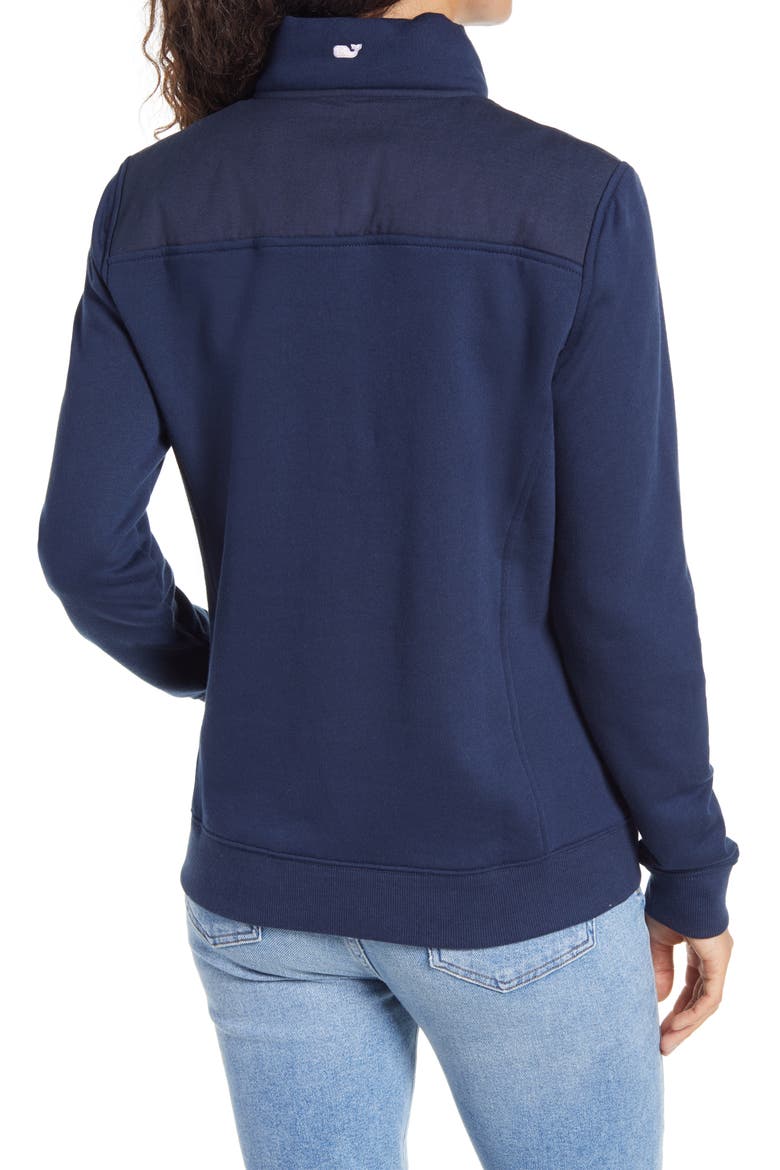 Shep Quarter-Zip Knit Shirt, Alternate, color, VINEYARD NAVY