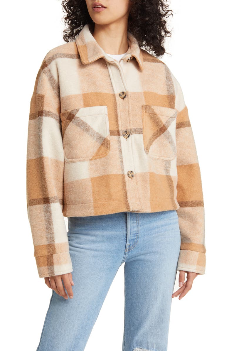 Rip Curl Tropics Plaid Flannel Jacket, Alternate, color, 