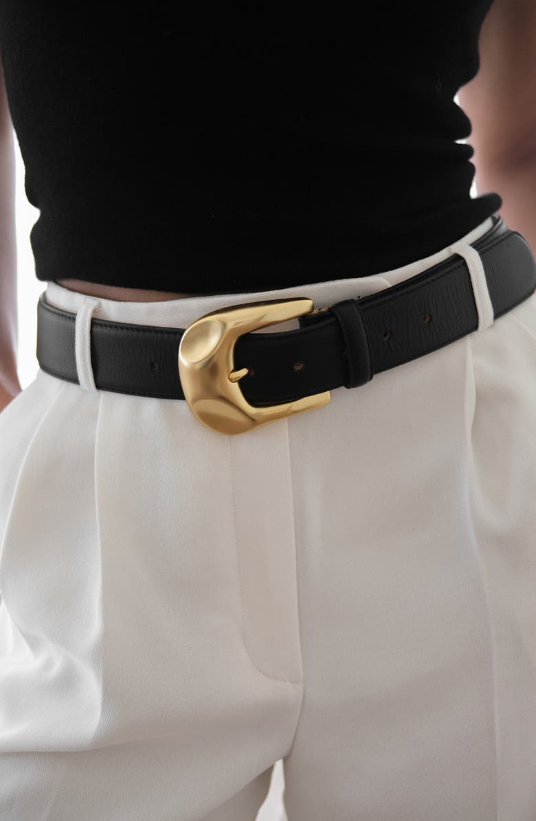 AUREUM No. 11 Leather Belt, Alternate, color, 