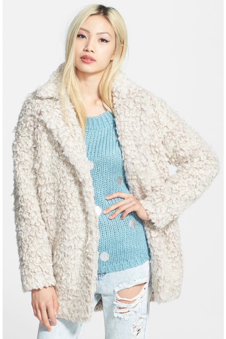Loop Yarn Jacket, Main, color, BLUSH