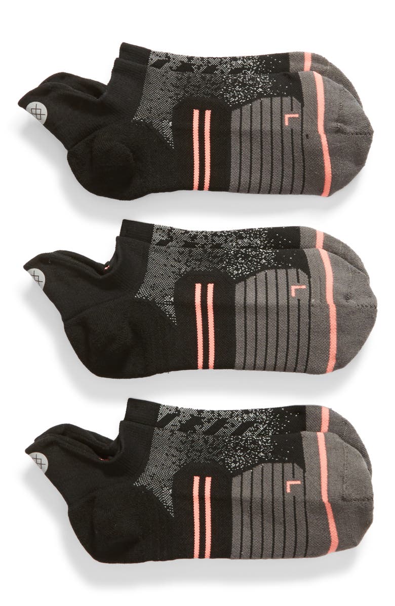 Stance Uncommon Run Tab 3-Pack Training Socks, Main, color,