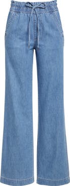 Veronica Beard Dunford Drawstring Jeans