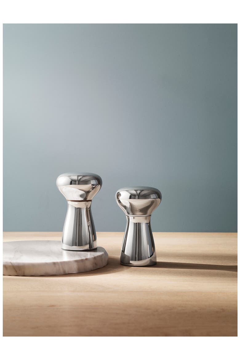 Alfredo Salt & Pepper Mill Set, Alternate, color, SILVER