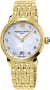 FREDERIQUE CONSTANT Classic Slimline Diamond Bracelet Watch, 30mm